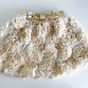 Pamilla Italian Designer Kids Girls Floral Mini Skirt Sz4-6